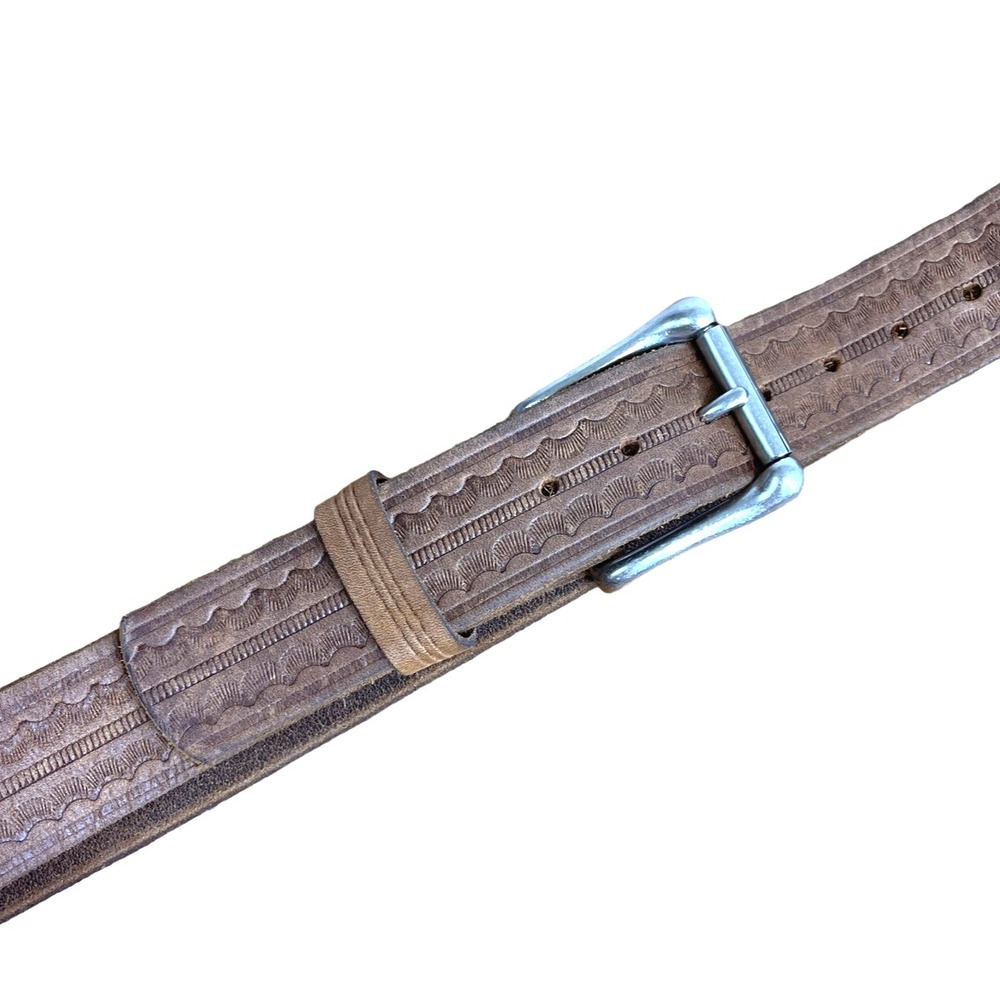 Bryce Canon Trading Post Mens Genuine Top Grain Leather Belt Size 44 USA-Made